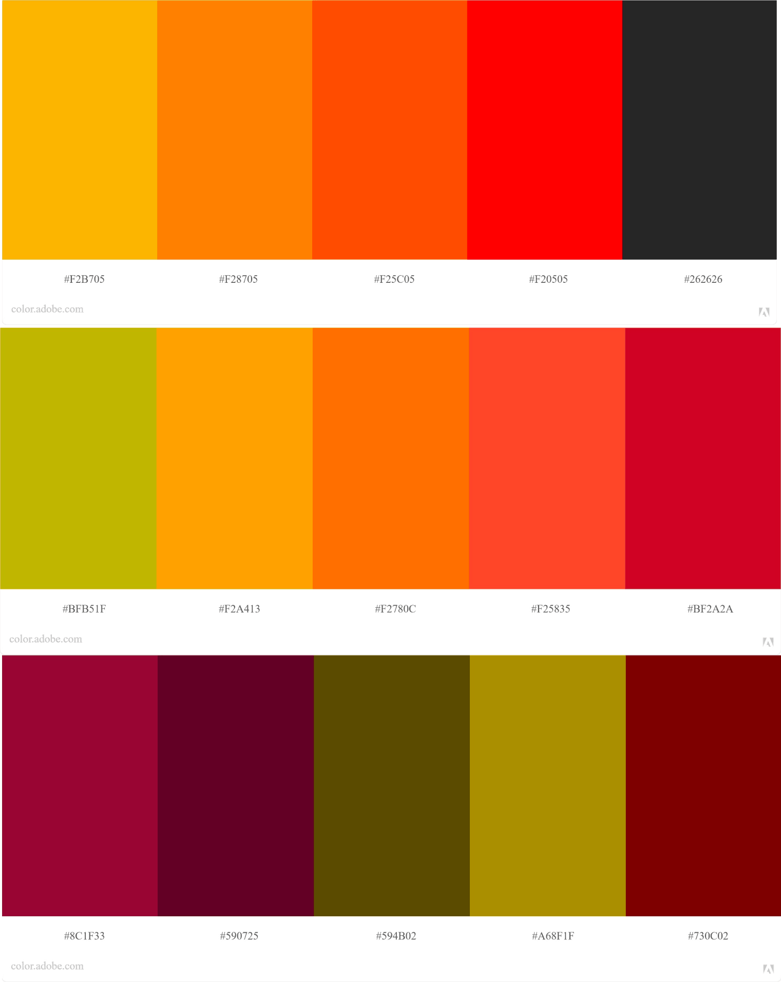 palette de couleur 2